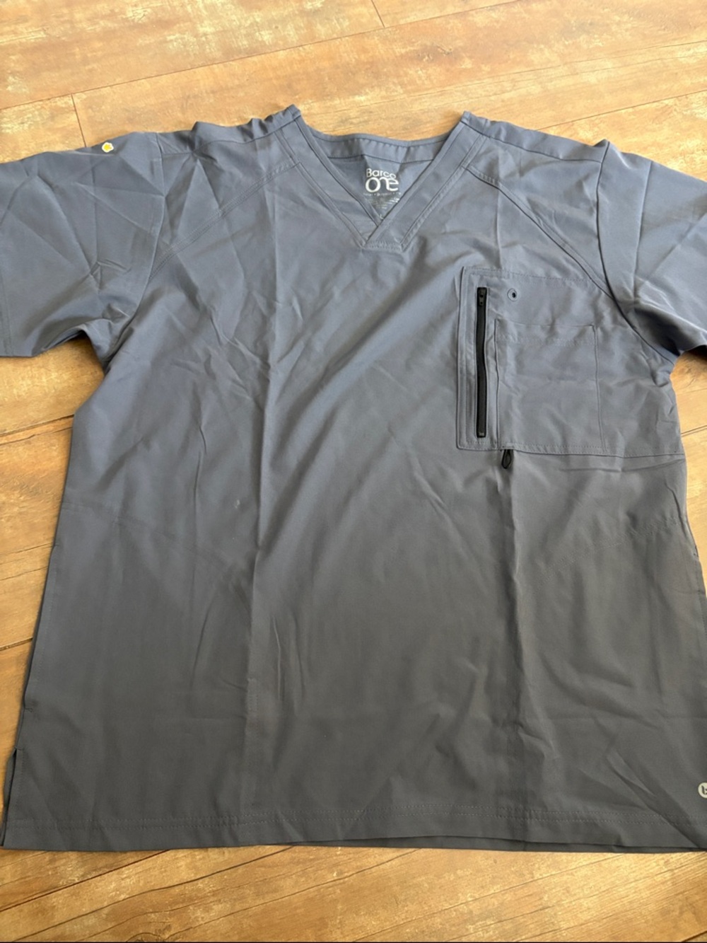 Men's Medical Scrub Top - granite